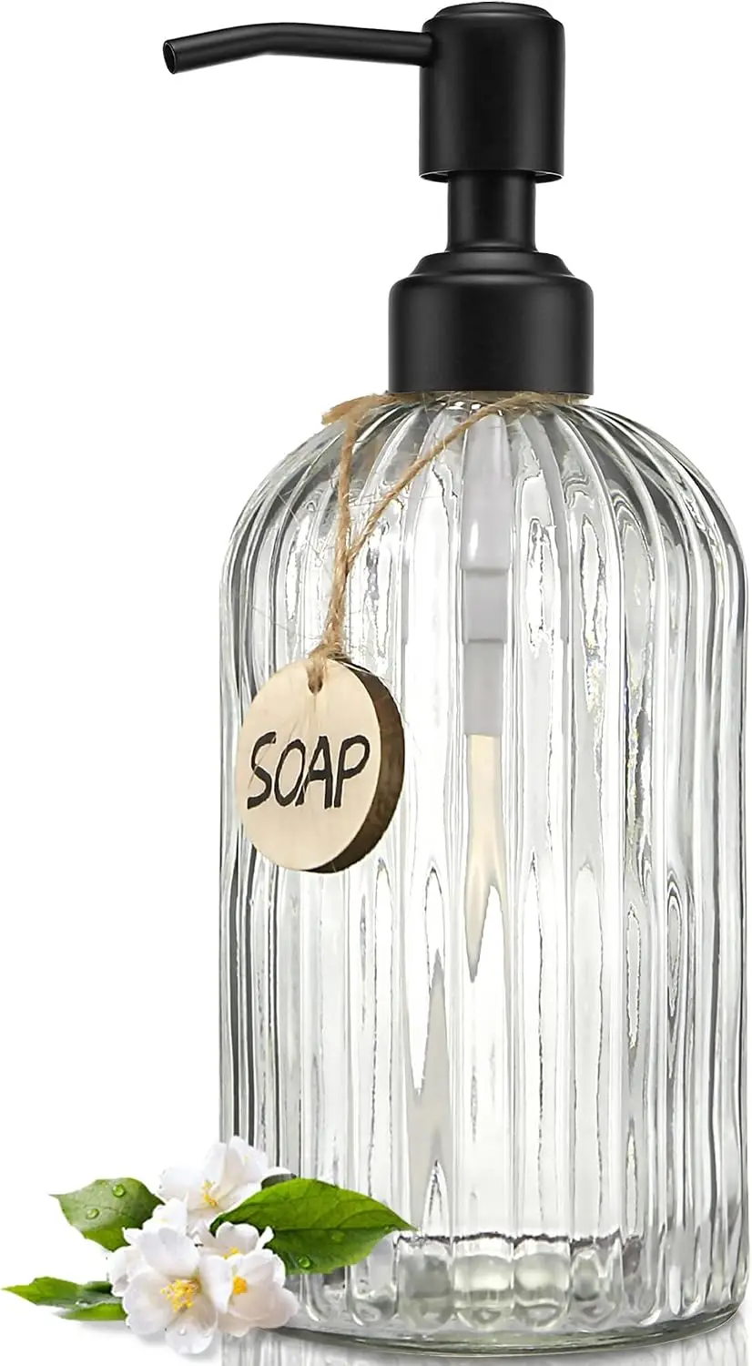 Glass Soap Dispenser — 18 oz