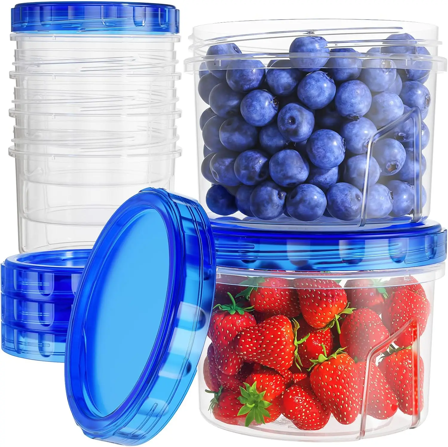 Freezer Storage Containers — 6 Pack